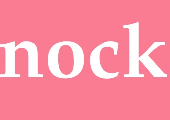 Synonym nock