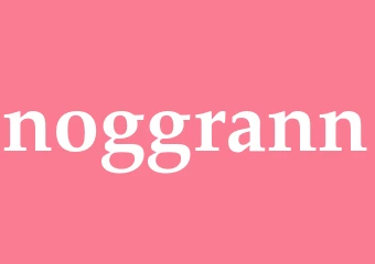 Synonym noggrann