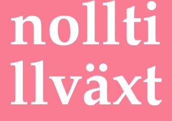 Synonym nolltillväxt