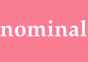 Synonym nominal