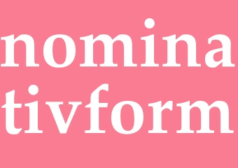 Synonym nominativform