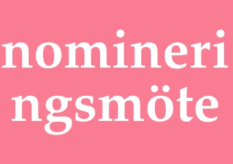 Synonym nomineringsmöte