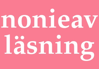 Synonym nonieavläsning