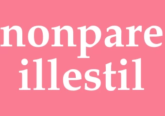 Synonym nonpareillestil