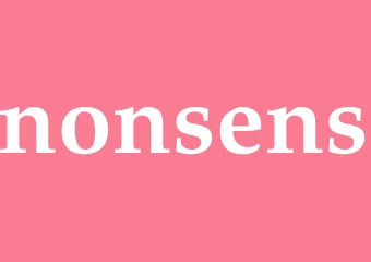 Synonym nonsens