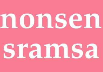 Synonym nonsensramsa