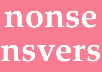 Synonym nonsensvers
