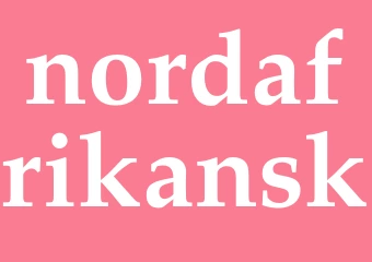 Synonym nordafrikansk