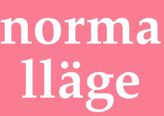 Synonym normalläge