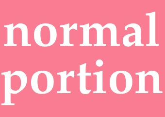 Synonym normalportion