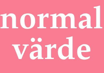 Synonym normalvärde