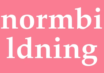 Synonym normbildning