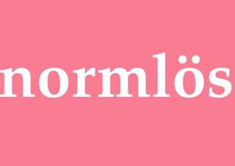 Synonym normlös