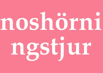 Synonym noshörningstjur