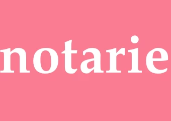 Synonym notarie