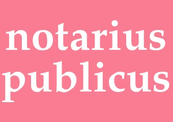 Synonym notariuspublicus