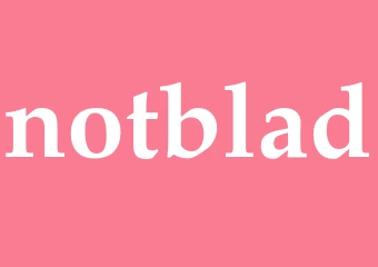 Synonym notblad