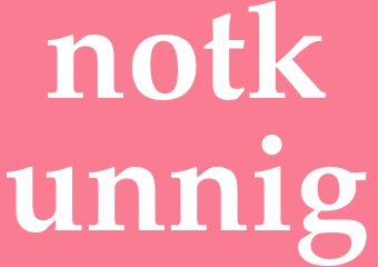 Synonym notkunnig
