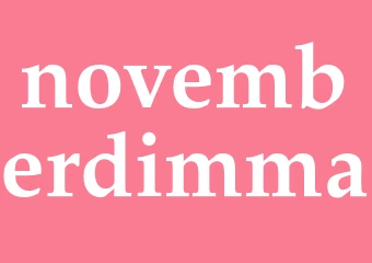 Synonym novemberdimma