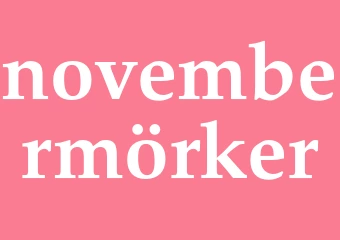 Synonym novembermörker