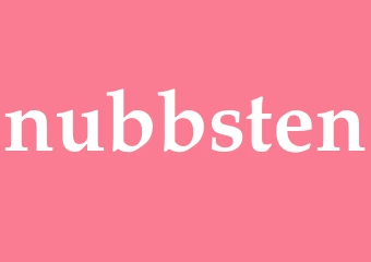 Synonym nubbsten