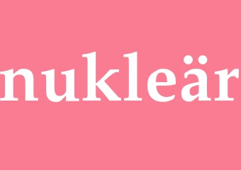 Synonym nukleär