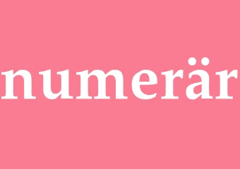Synonym numerär