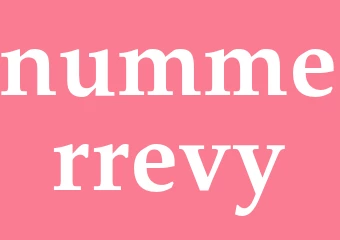 Synonym nummerrevy