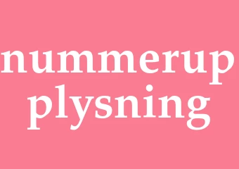 Synonym nummerupplysning