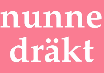 Synonym nunnedräkt