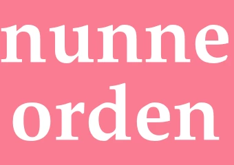 Synonym nunneorden
