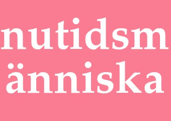Synonym nutidsmänniska