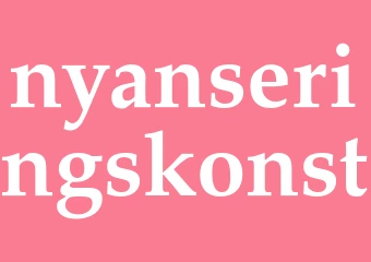 Synonym nyanseringskonst
