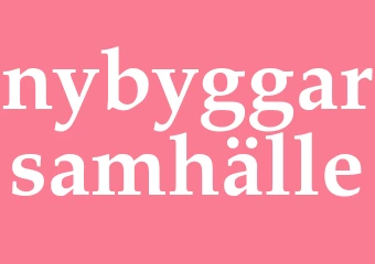 Synonym nybyggarsamhälle
