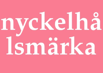Synonym nyckelhålsmärka