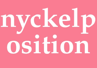 Synonym nyckelposition