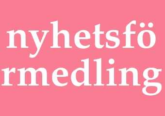 Synonym nyhetsförmedling