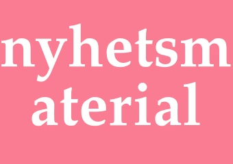 Synonym nyhetsmaterial