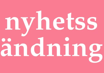 Synonym nyhetssändning