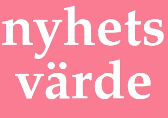 Synonym nyhetsvärde