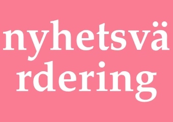 Synonym nyhetsvärdering