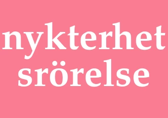 Synonym nykterhetsrörelse