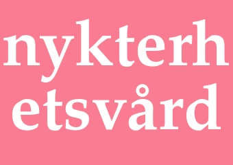 Synonym nykterhetsvård