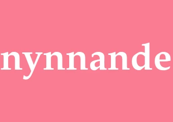 Synonym nynnande