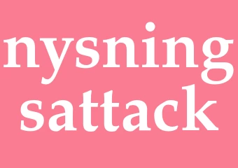Synonym nysningsattack