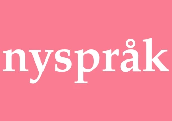 Synonym nyspråk
