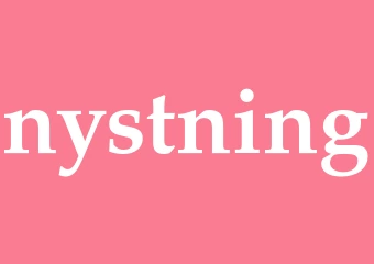 Synonym nystning
