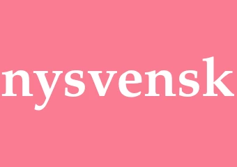 Synonym nysvensk
