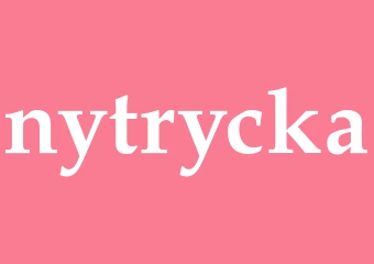 Synonym nytrycka