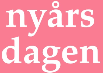 Synonym nyårsdagen